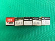 Load image into Gallery viewer, 5 US-Made 5GM6 Vacuum Tubes Valves NOS NIB Lot Of Five
