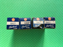 Load image into Gallery viewer, 4 General Electric GE 6AC7 Vacuum Tubes NOS NIB Lot Of Four
