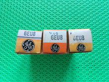 Load image into Gallery viewer, 3 General Electric GE 6EU8 Vacuum Tubes Valves NOS NIB Lot Of Three
