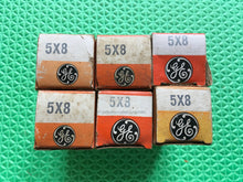 Load image into Gallery viewer, 6 General Electric GE 5X8 Vacuum Tubes Valves NOS NIB Lot Of Six
