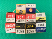 Load image into Gallery viewer, 10 US-Made 6CM7 Vacuum Tubes NOS NIB Lot Of Ten
