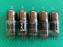 Load image into Gallery viewer, 5 General Electric GE 6AU8 6AU8A Vacuum Tubes Valves NOS NIB Lot Of Five
