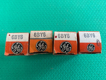Load image into Gallery viewer, 4 General Electric GE 6BY6 Vacuum Tubes Valves NOS NIB Lot Of Four
