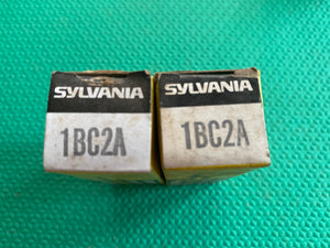 2 Sylvania 1BC2 1BC2A Vacuum Tubes Valves NOS NIB Lot Of Two