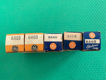 Load image into Gallery viewer, 5 General Electric GE 6AG5 Vacuum Tubes Valves NOS NIB Lot Of Five
