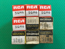 Load image into Gallery viewer, 9 US-Made 5GM6 Vacuum Tubes Valves NOS NIB Lot Of Nine

