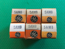 Load image into Gallery viewer, 6 General Electric GE 5AM8 Vacuum Tubes Valves NOS NIB Lot Of Six
