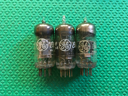 3 General Electric GE 6BC5 6CE5 Vacuum Tubes Valves NOS NIB Lot Of Three