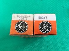 Load image into Gallery viewer, 2 General Electric GE 50GY7 Vacuum Tubes Valves NOS NIB Lot Of Two
