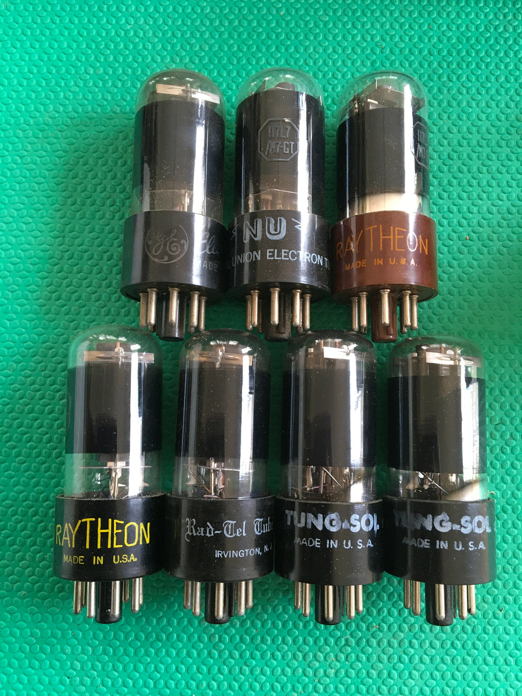 7 US-Made 117L7 117L7GT 117M7 117M7GT Vacuum Tubes Valves NOS NIB Lot Of Seven