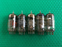 Load image into Gallery viewer, 5 General Electric GE 6AS8 Vacuum Tubes Valves NOS NIB Lot Of Five
