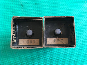 2 ForDom 6B7 Vacuum Tubes Valves NOS NIB Lot Of Two