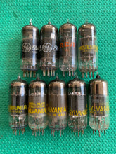 Load image into Gallery viewer, 9 US-Made 8AW8 8AW8A Vacuum Tubes Valves NOS NIB Lot Of Nine
