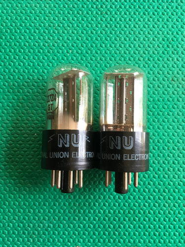 2 National Union NU 117Z4 117Z4GT Vacuum Tubes Valves NOS NIB Lot Of Two