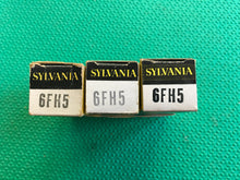 Load image into Gallery viewer, 3 Sylvania 6FH5 Vacuum Tubes Valves NOS NIB Lot Of Three
