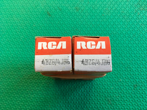 2 RCA 4BZ6 4JH6 Vacuum Tubes Valves NOS NIB Lot Of Two