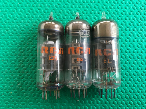 3 RCA 6CX8 Vacuum Tubes Valves NOS NIB Lot Of Three