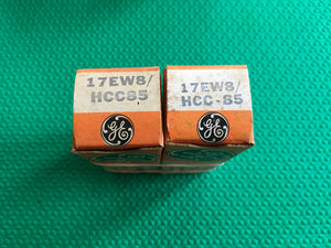 2 European-Made 17EW8 / HCC85 Vacuum Tubes Valves NOS NIB Lot Of Two