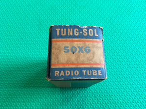 Tung-Sol 50X6 Vacuum Tube Valve NOS NIB