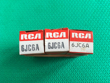 Load image into Gallery viewer, 3 RCA 6JC6 6JC6A Vacuum Tubes NOS NIB Lot Of Three
