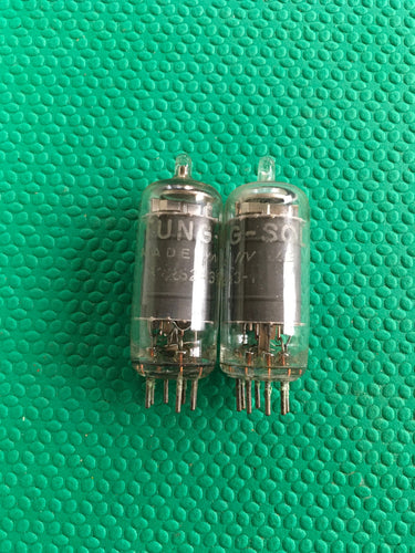 2 Tung-Sol 6136 Vacuum Tubes Valves NOS NIB Lot Of Two