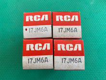 Load image into Gallery viewer, 4 RCA 17JM6 17JM6A Vacuum Tubes NOS NIB Lot Of Four
