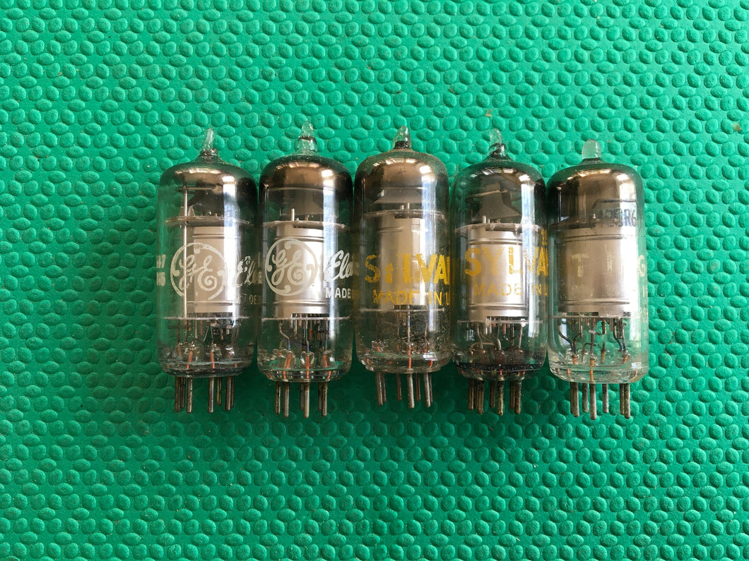 5 US-Made 12CR6 Vacuum Tubes Valves NOS NIB Lot of Five