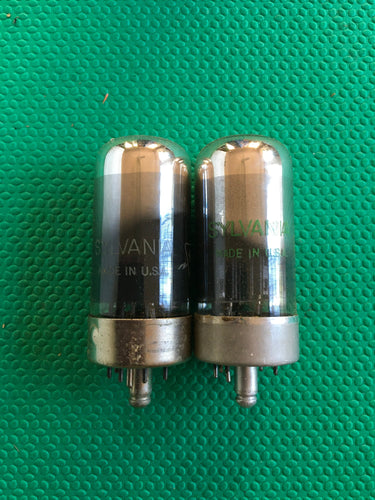 2 Sylvania 50X6 Vacuum Tubes Valves NOS NIB Lot Of Two
