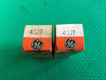Load image into Gallery viewer, 2 General Electric GE 4GJ7 Vacuum Tubes Valves NOS NIB Lot Of Two
