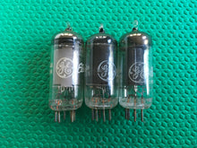 Load image into Gallery viewer, 3 General Electric GE 6AK6 Vacuum Tubes Valves NOS NIB Lot Of Three
