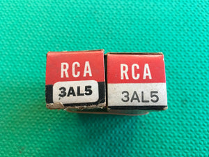 2 RCA 3AL5 Vacuum Tubes Valves NOS NIB Lot Of Two