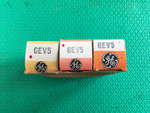 Load image into Gallery viewer, 3 General Electric GE 6EV5 Vacuum Tubes Valves NOS NIB Lot Of Three
