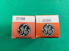 Load image into Gallery viewer, 2 General Electric GE 22JR6 Vacuum Tubes Valves NOS NIB Lot Of Two
