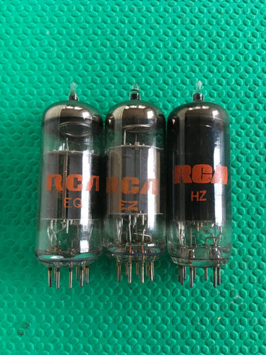 3 RCA 6KA8 Vacuum Tubes Valves NOS NIB Lot Of Three