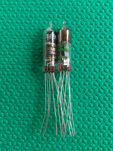 2 Sylvania 5899 JHS-5899 Vacuum Tubes Valves Milspec NOS NIB Lot Of Two