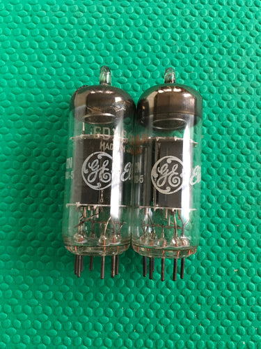 2 General Electric GE 6DX8 ECL84 Vacuum Tubes Valves NOS NIB Lot Of Two