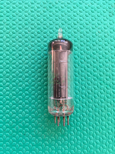 Sylvania 50C5 Vacuum Tube Valve Shiny Black Plate O Getters 2 Ribs