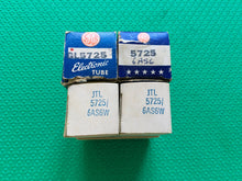 Load image into Gallery viewer, 4 US-Made 5725 JTL5725 6AS6W Milspec Vacuum Tubes Valves NOS NIB Lot Of Four
