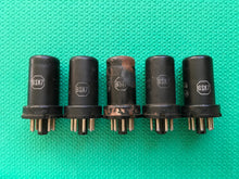 Load image into Gallery viewer, 5 RCA 6SK7 Vacuum Tubes Valves Small Meatball Logos Lot Of Five
