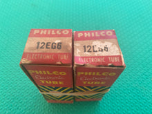 Load image into Gallery viewer, 2 Philco 12EG6 Vacuum Tubes Valves NOS NIB Lot Of Two

