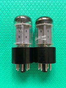 Matched Pair General Electric GE 6BL7 6BL7GTA Vacuum Tubes Valves NOS NIB