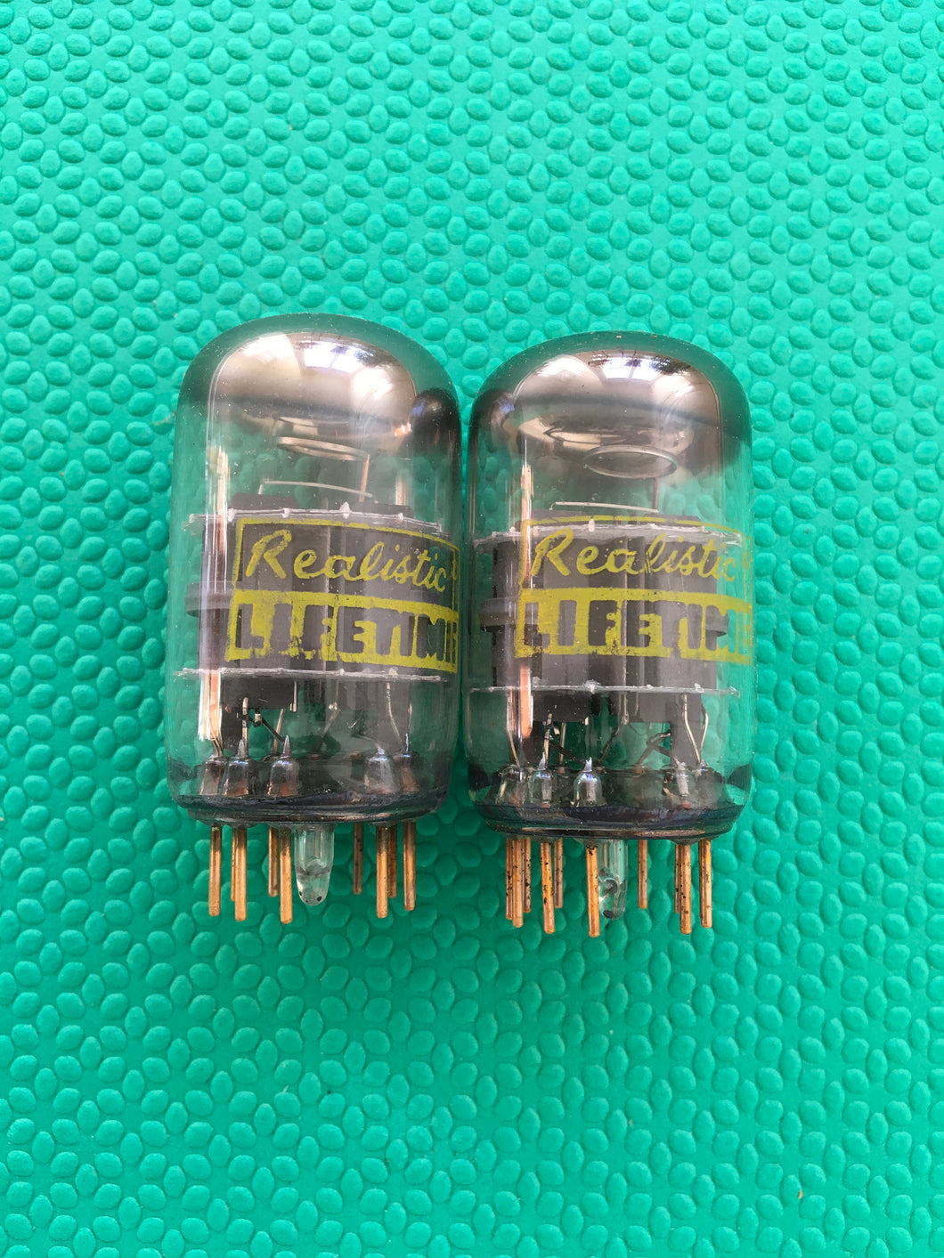 2 US-Made Realistic Radio Shack 6AR11 Vacuum Tubes Valves Gold Pins NOS NIB Lot Of Two