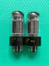 Load image into Gallery viewer, Matched Pair Sylvania 6BL7 6BL7GT Vacuum Tubes Valves Black Plate Triple 3 Mica NOS NIB
