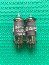 Load image into Gallery viewer, Matched Pair General Electric GE 6AU6 6AU6A Vacuum Tubes Valves Tektronix-Selected Low Noise
