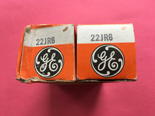 Load image into Gallery viewer, 2 General Electric GE 22JR6 Vacuum Tubes Valves NOS NIB Lot Of Two
