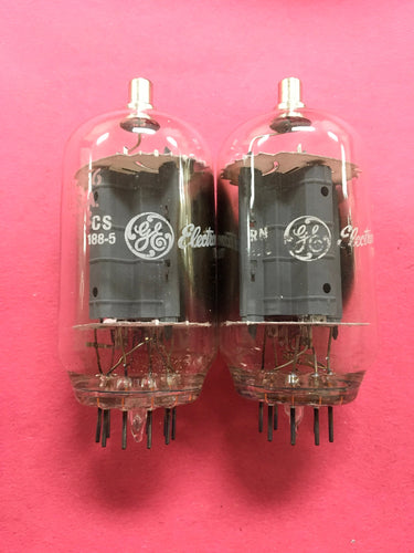 2 General Electric GE 6JF6 Vacuum Tubes Valves NOS NIB Lot Of Two