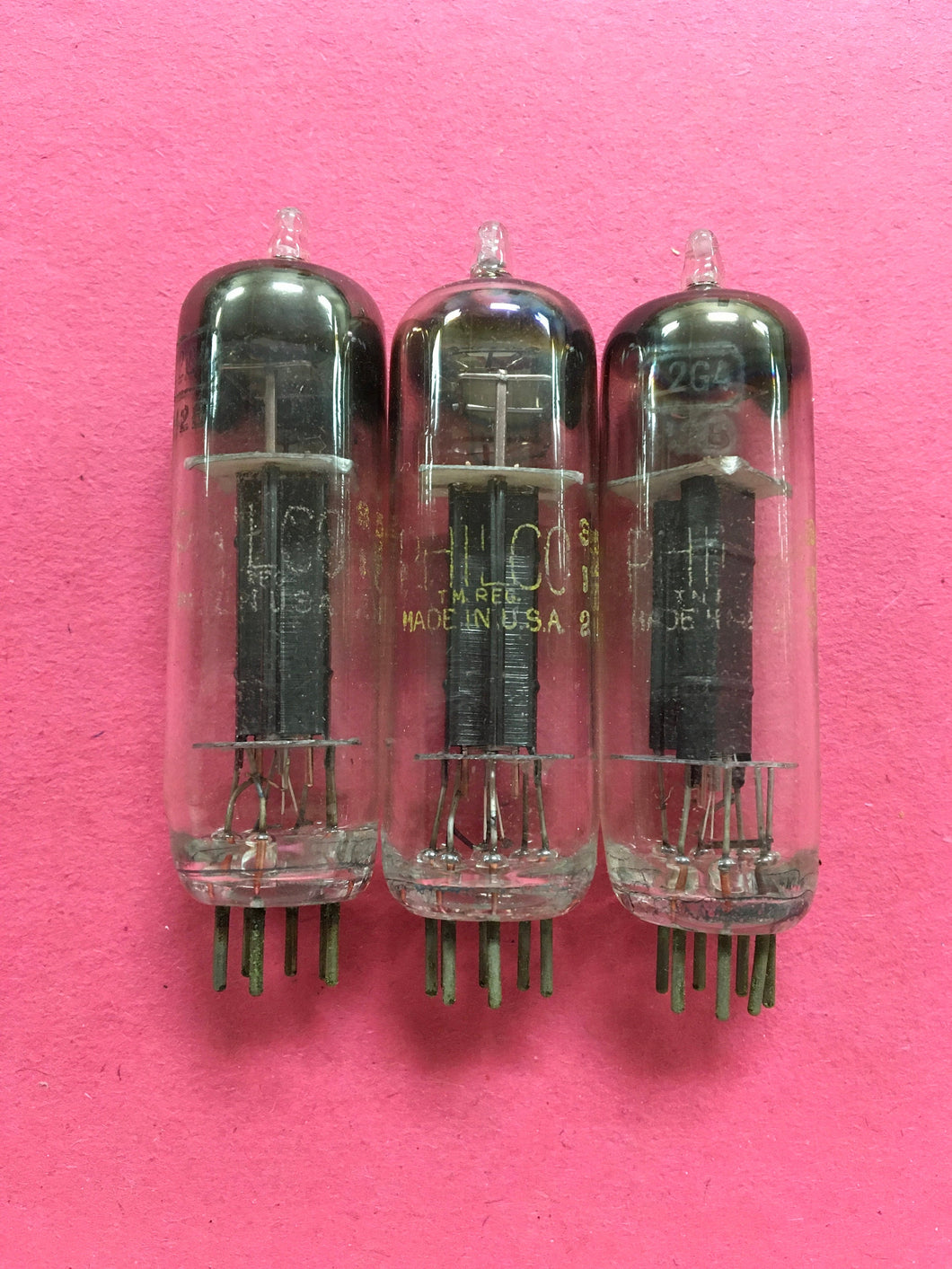 3 Philco 12G4 Vacuum Tubes Valves NOS NIB Lot Of Three