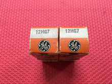 Load image into Gallery viewer, 2 General Electric GE 12HG7 12GN7 12GN7A Vacuum Tubes Valves NOS NIB Lot Of Two

