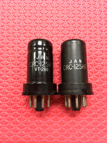 2 RCA 12SH7 JANCRC12SH7 VT288 Vacuum Tubes Valves Milspec NOS NIB Lot Of Two