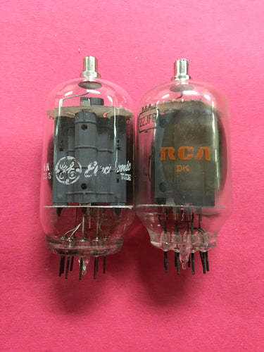 2 US-Made 22JF6 22KM6 22JU6 Vacuum Tubes Valves NOS NIB Lot Of Two